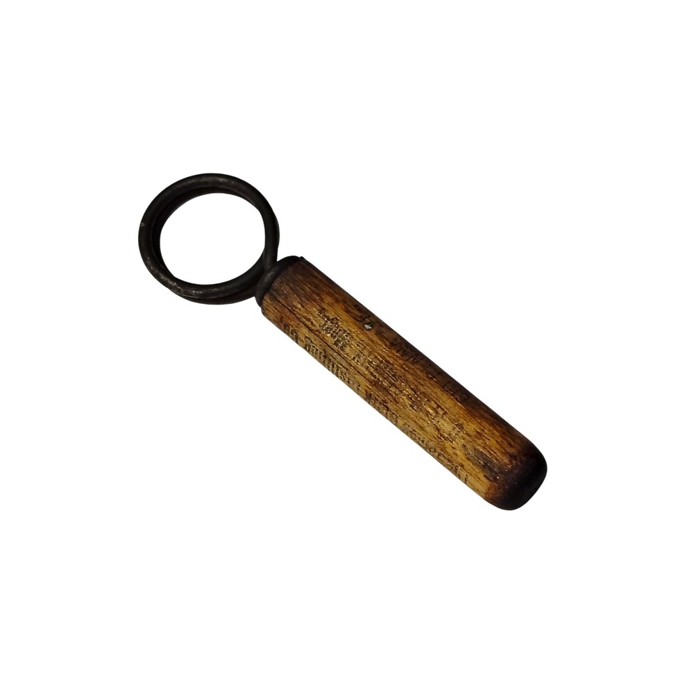 Antique advertising corkscrew wooden Braddock Maryland Rye Distilling Washing DC